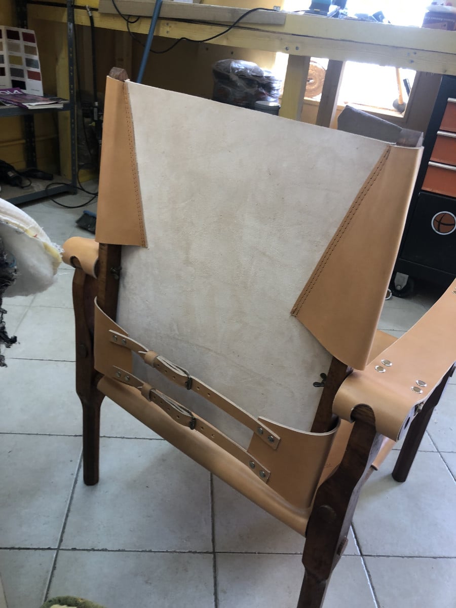 Travail du cuir en sellerie