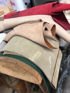 Peau de cuir tannée